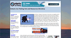 Desktop Screenshot of ontarioicefishing.net